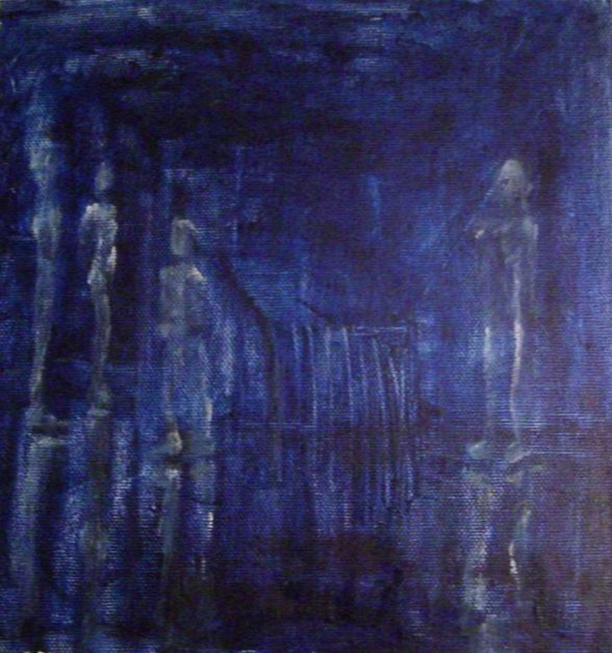 semejanteen pintura azul-